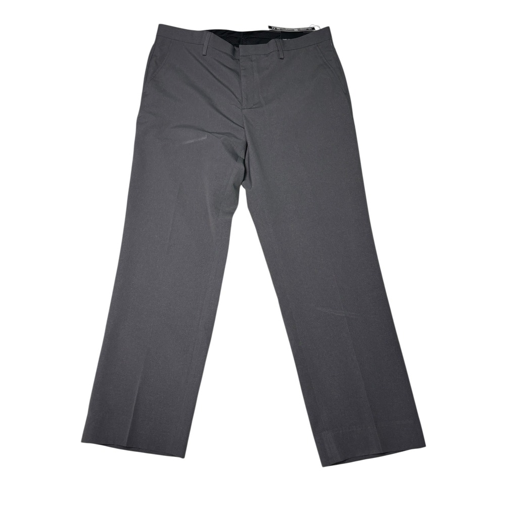Nwt Saks Fifth‎ Avenue Mens Gray Dress Pants 36x32 Business Casual Career